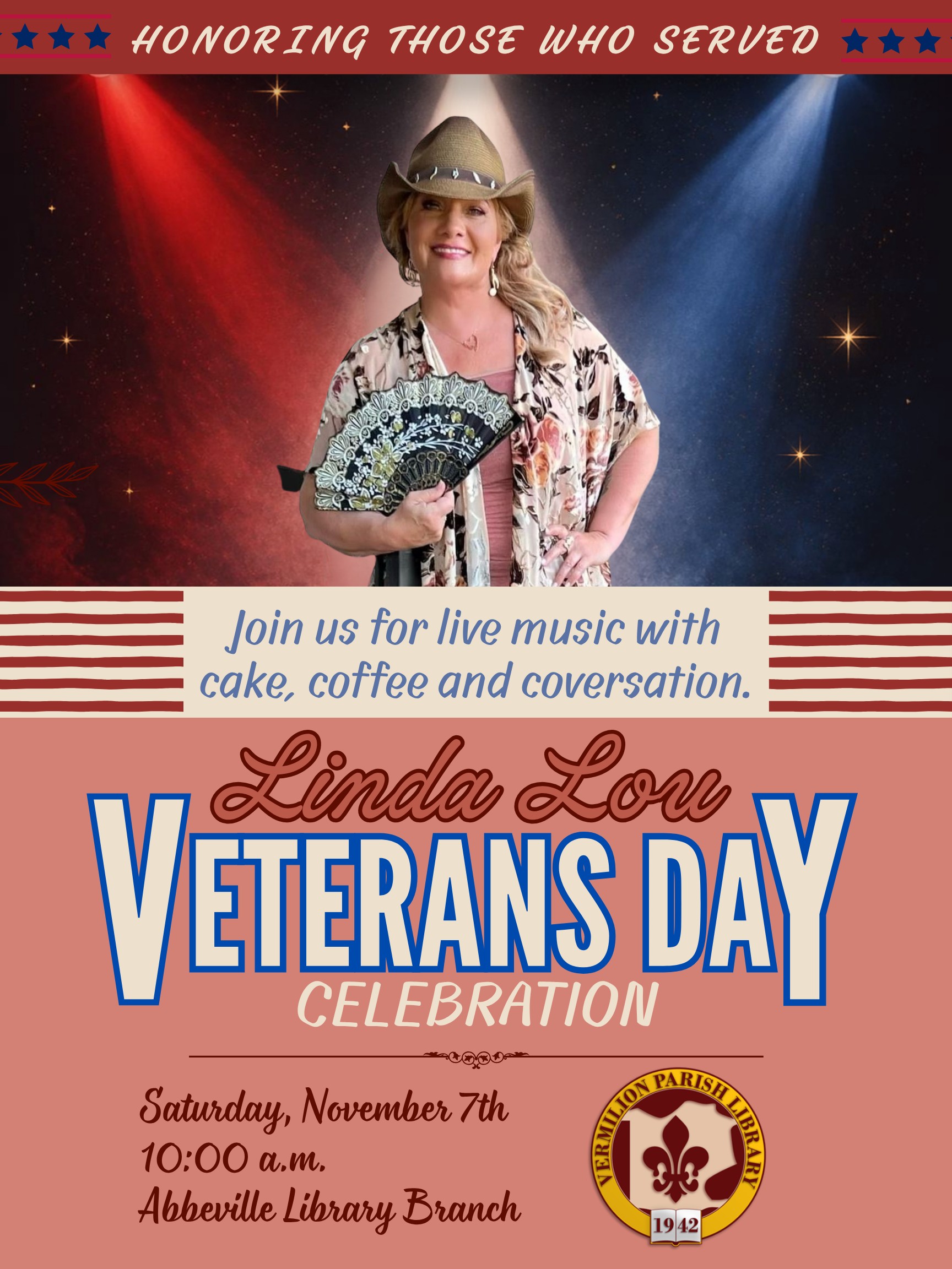 Linda Lou Veterans Day Celebration–Abbeville