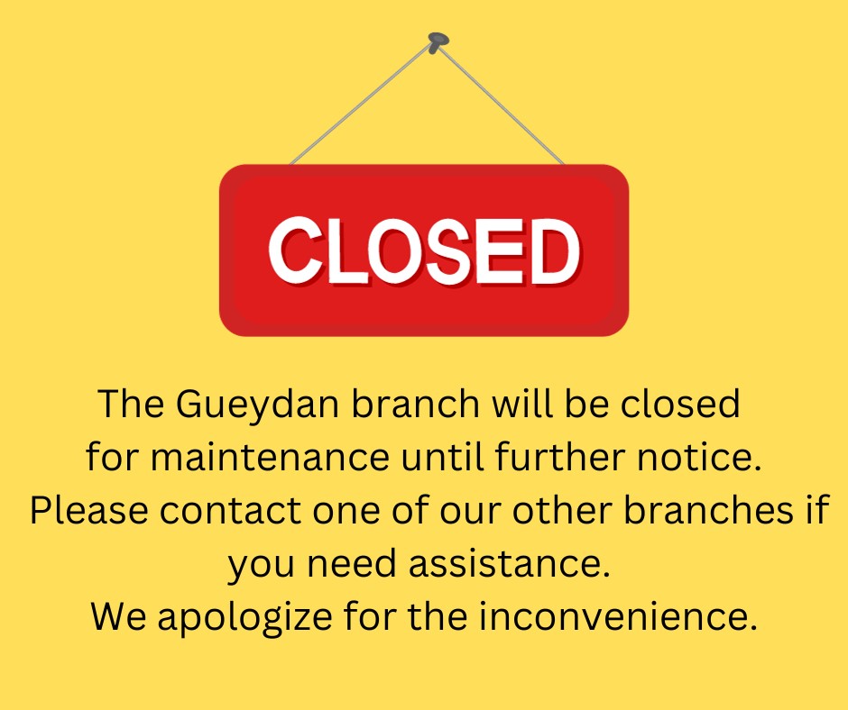 Gueydan Branch Closure
