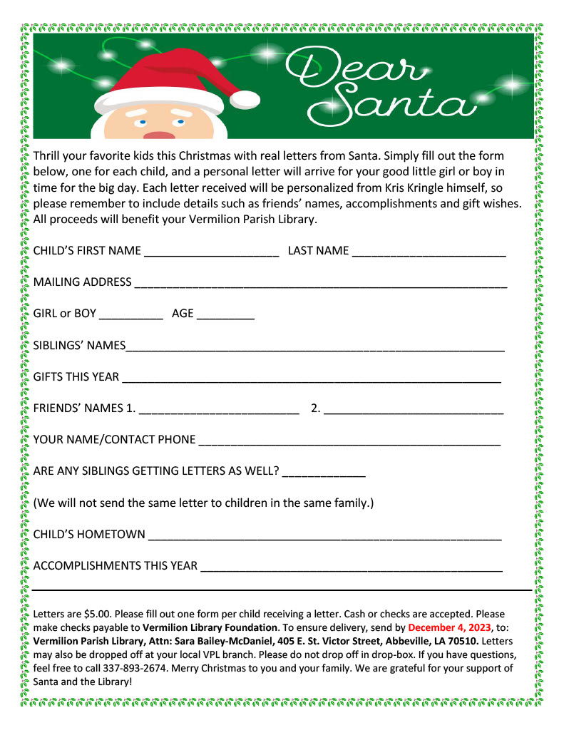 Santa Letter