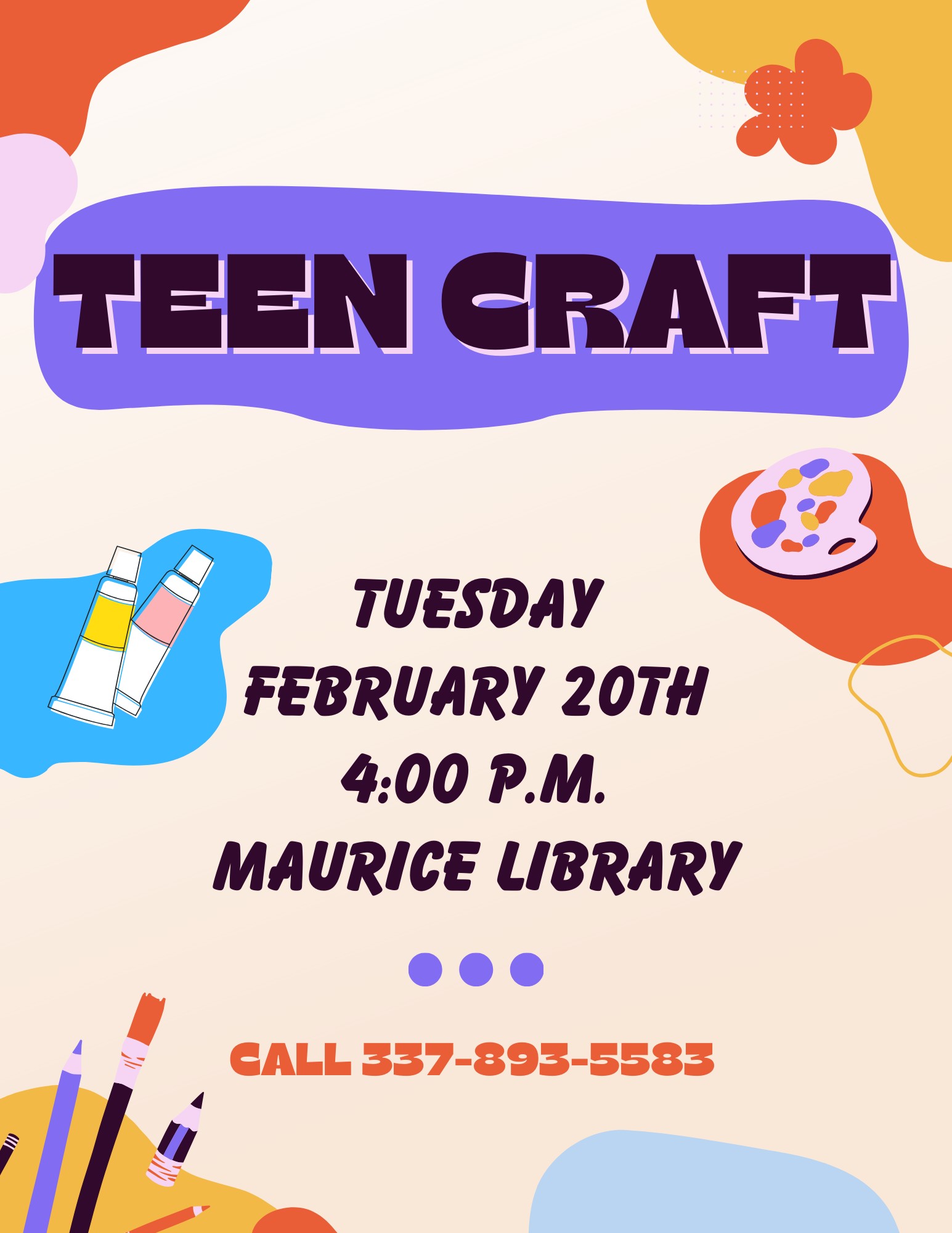 Maurice Teen Craft