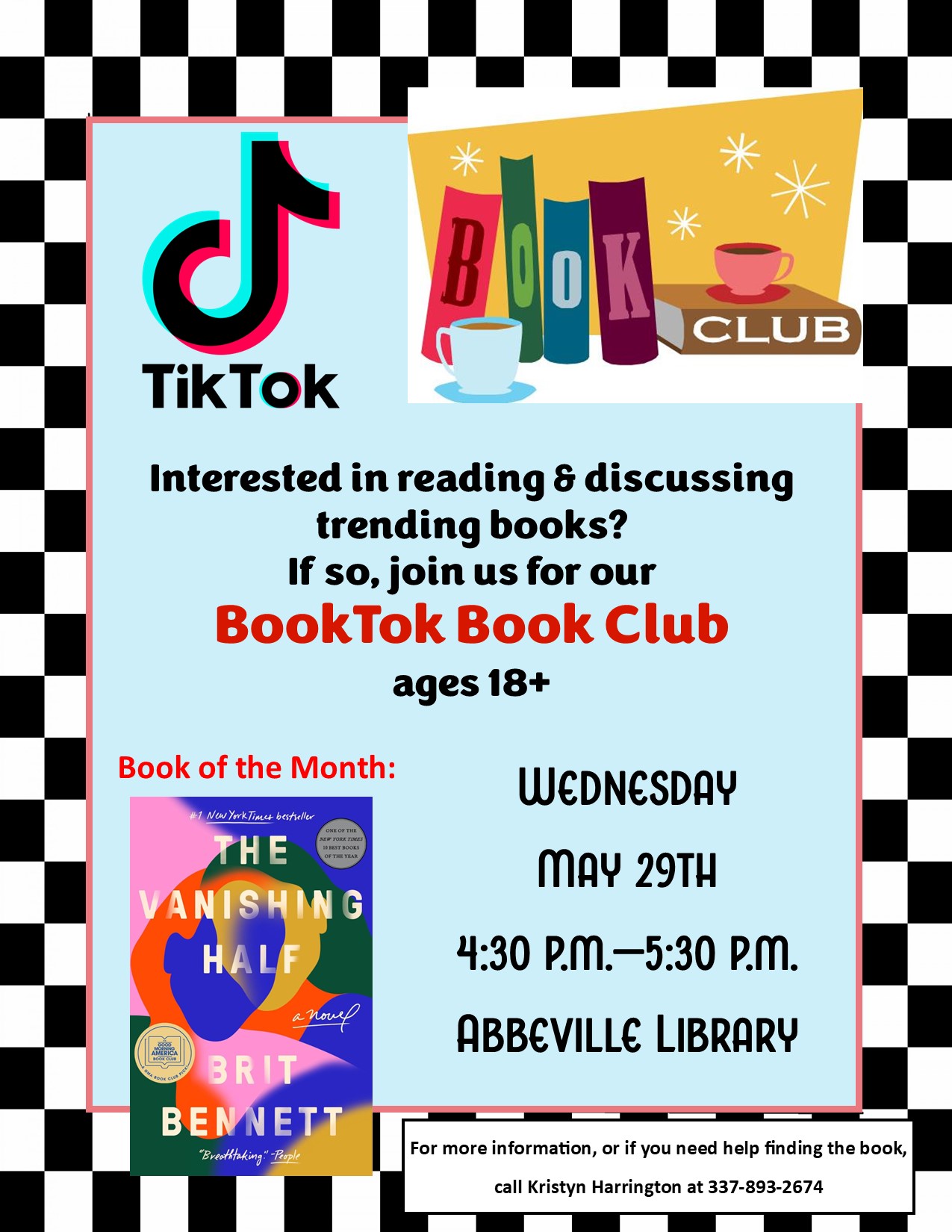 BookTok Book Club for Ages 18+