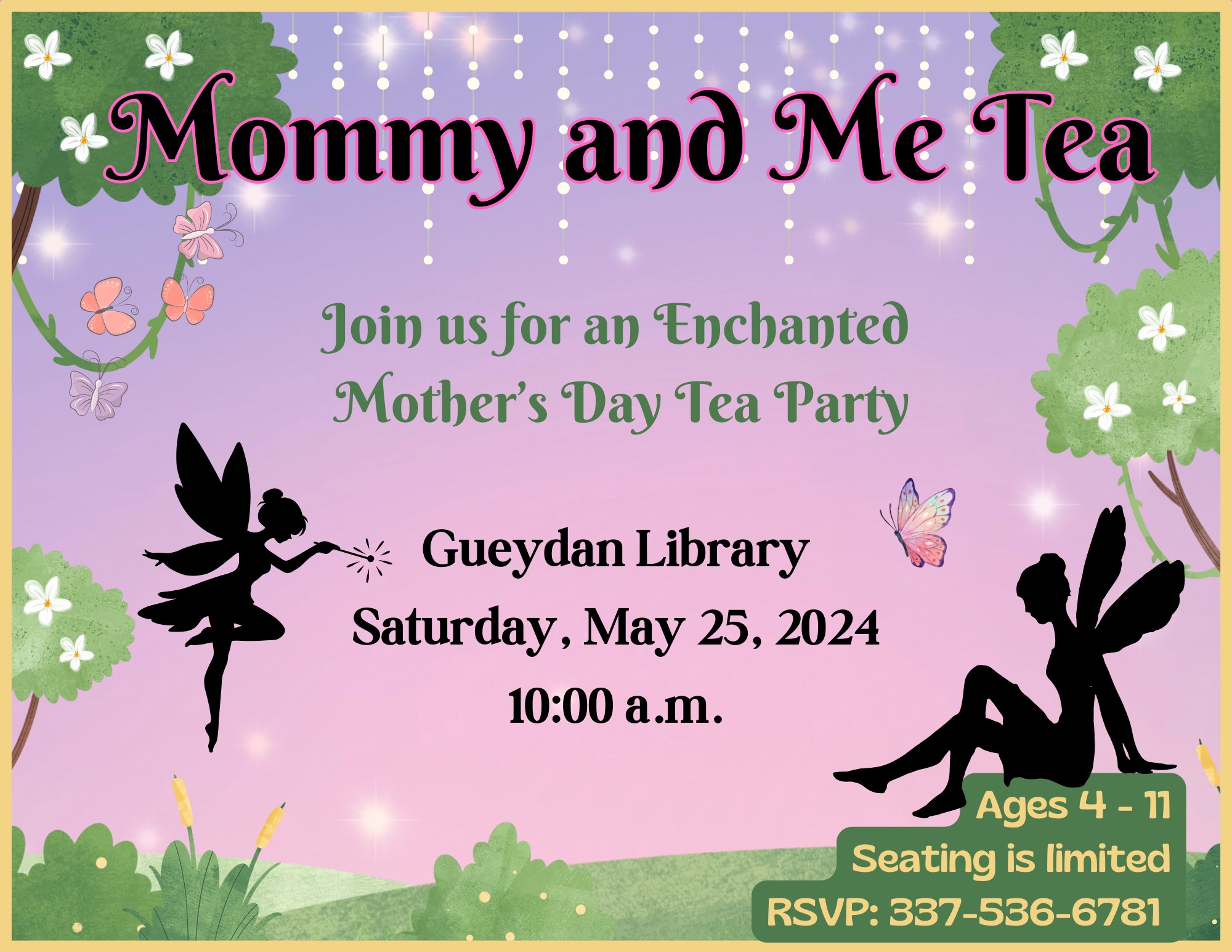Mommy and Me Tea–Gueydan