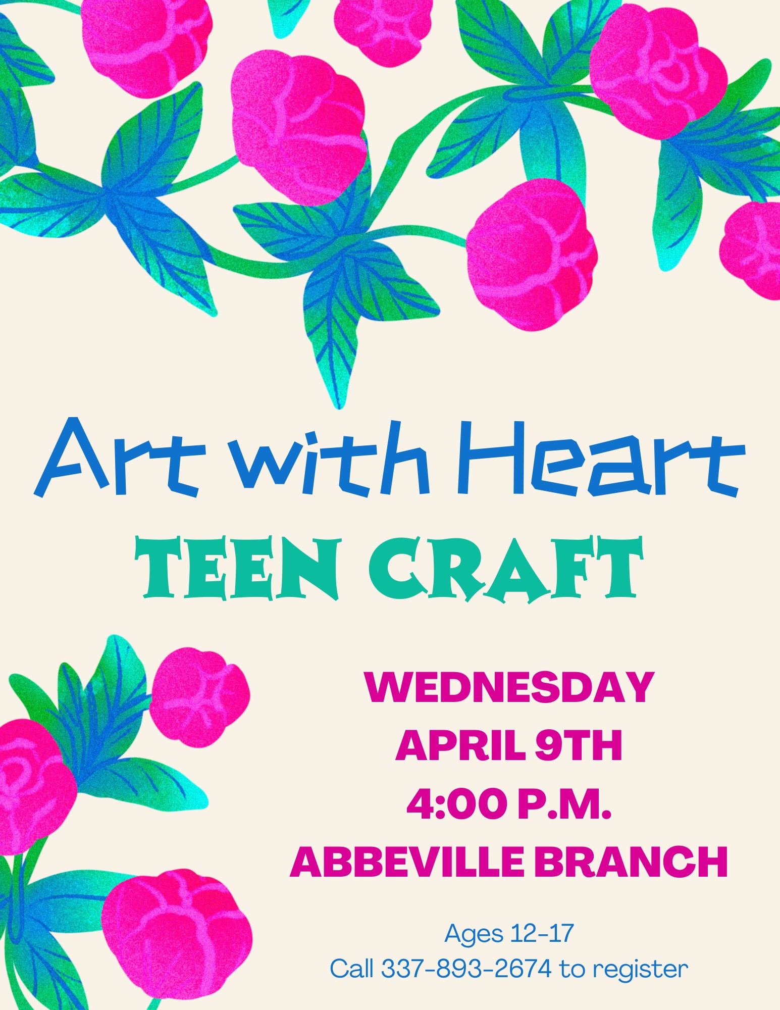 Abbeville Teen Craft