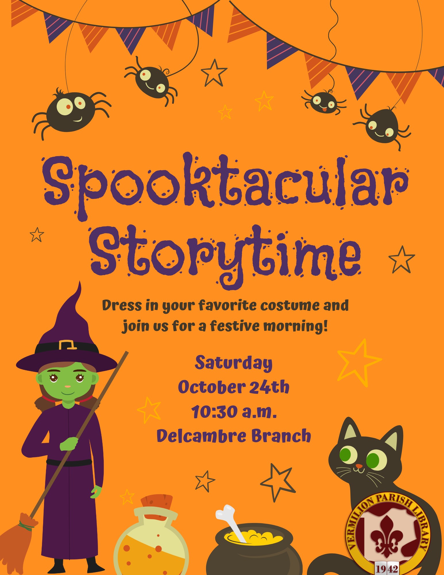 Spooktacular Storytime–Delcambre