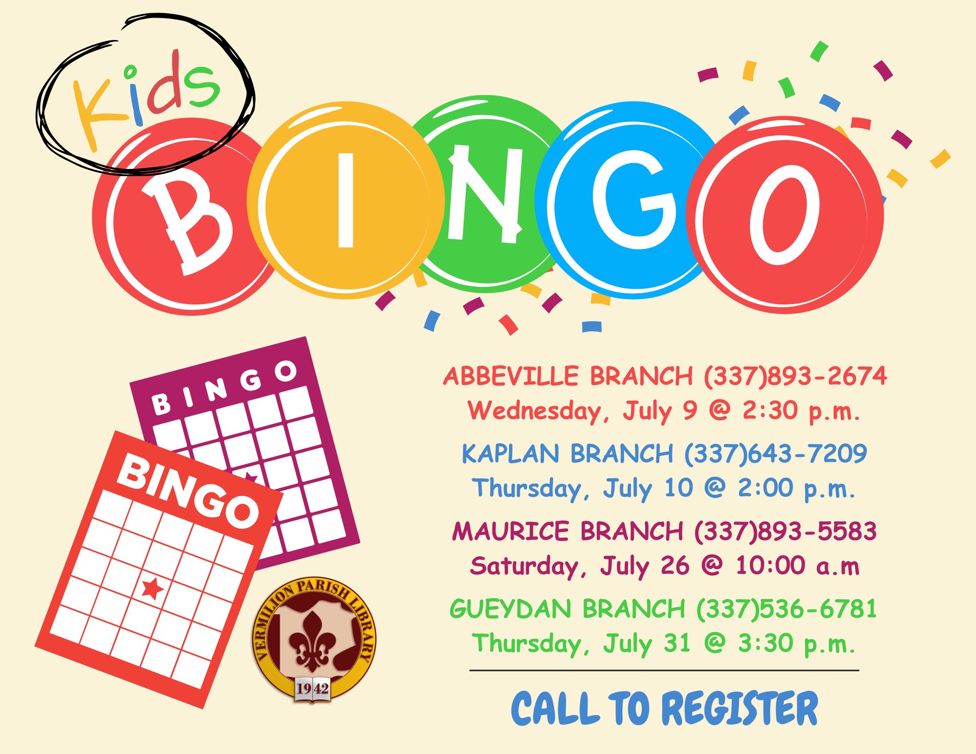 Kids Bingo