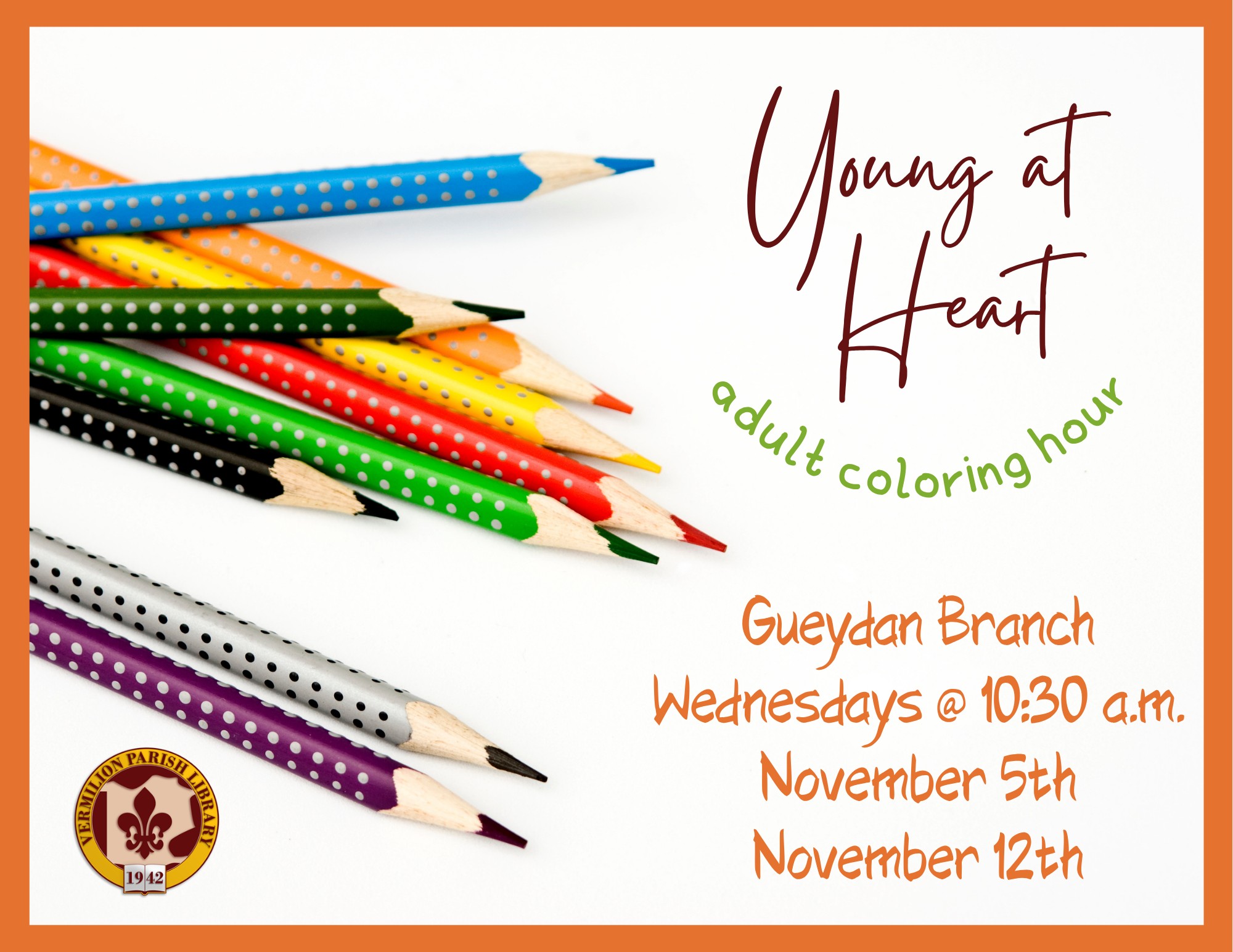 Young at Heart Adult Coloring Hour–Gueydan