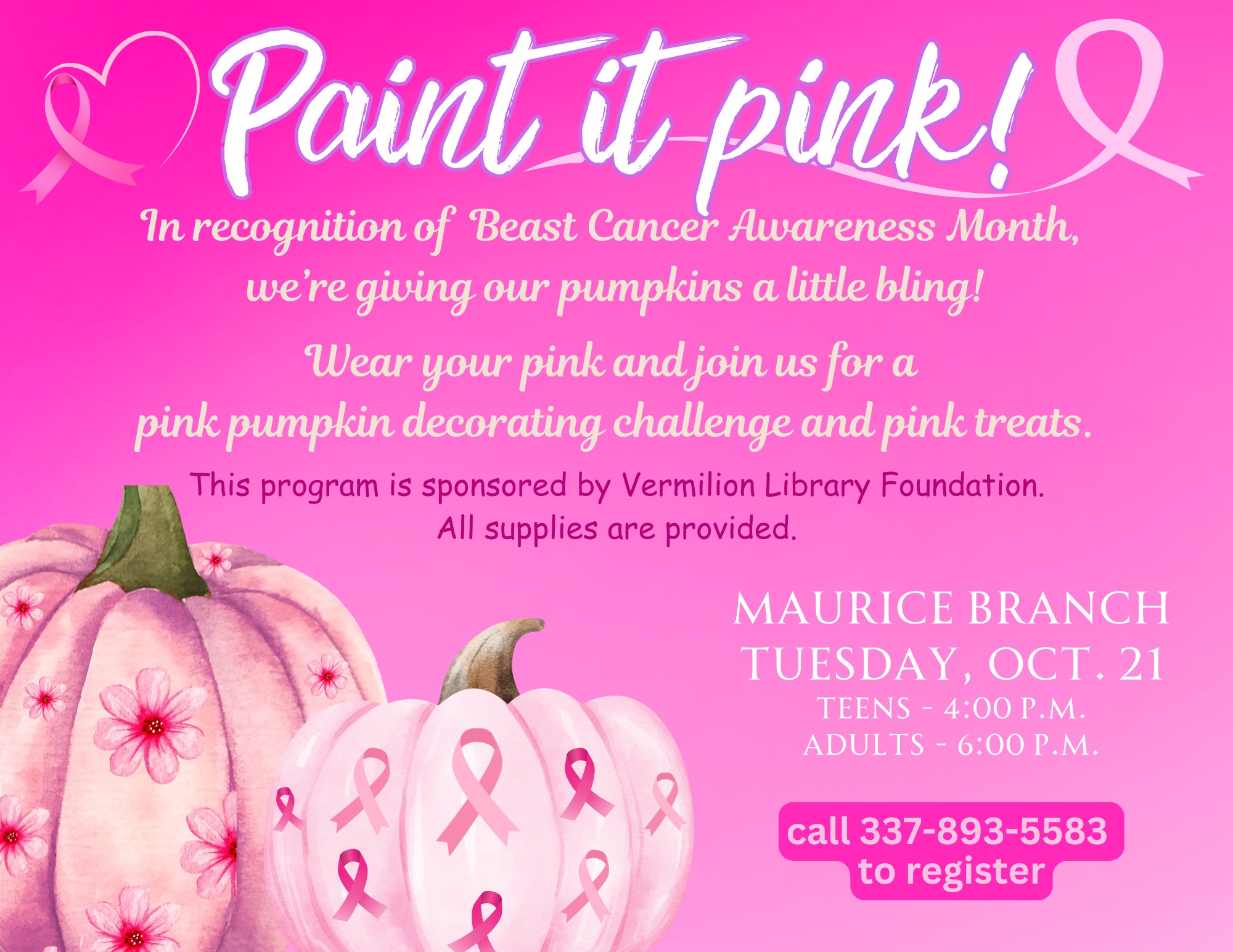 Paint It Pink!–Maurice