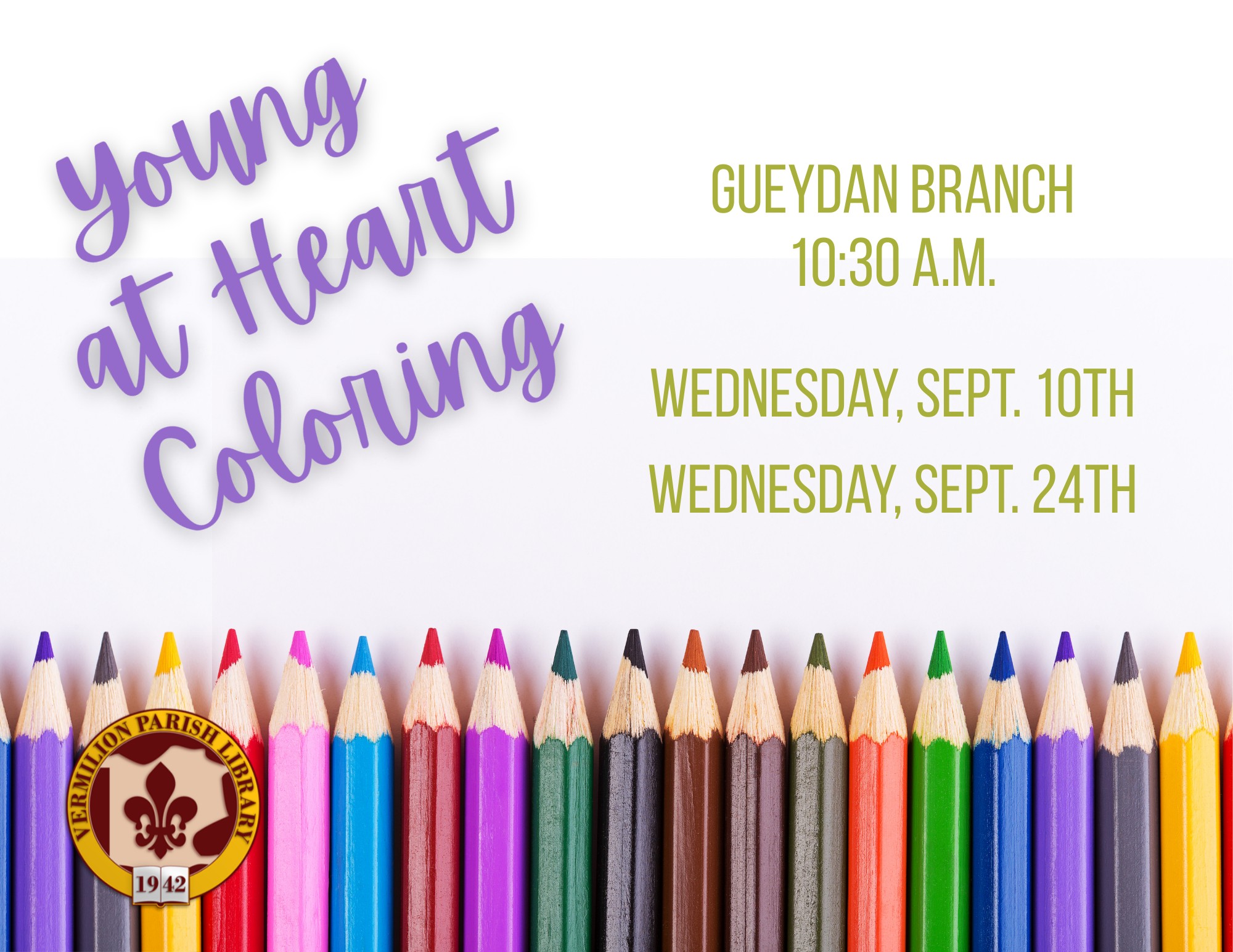 Young At Heart Coloring Hour–Gueydan