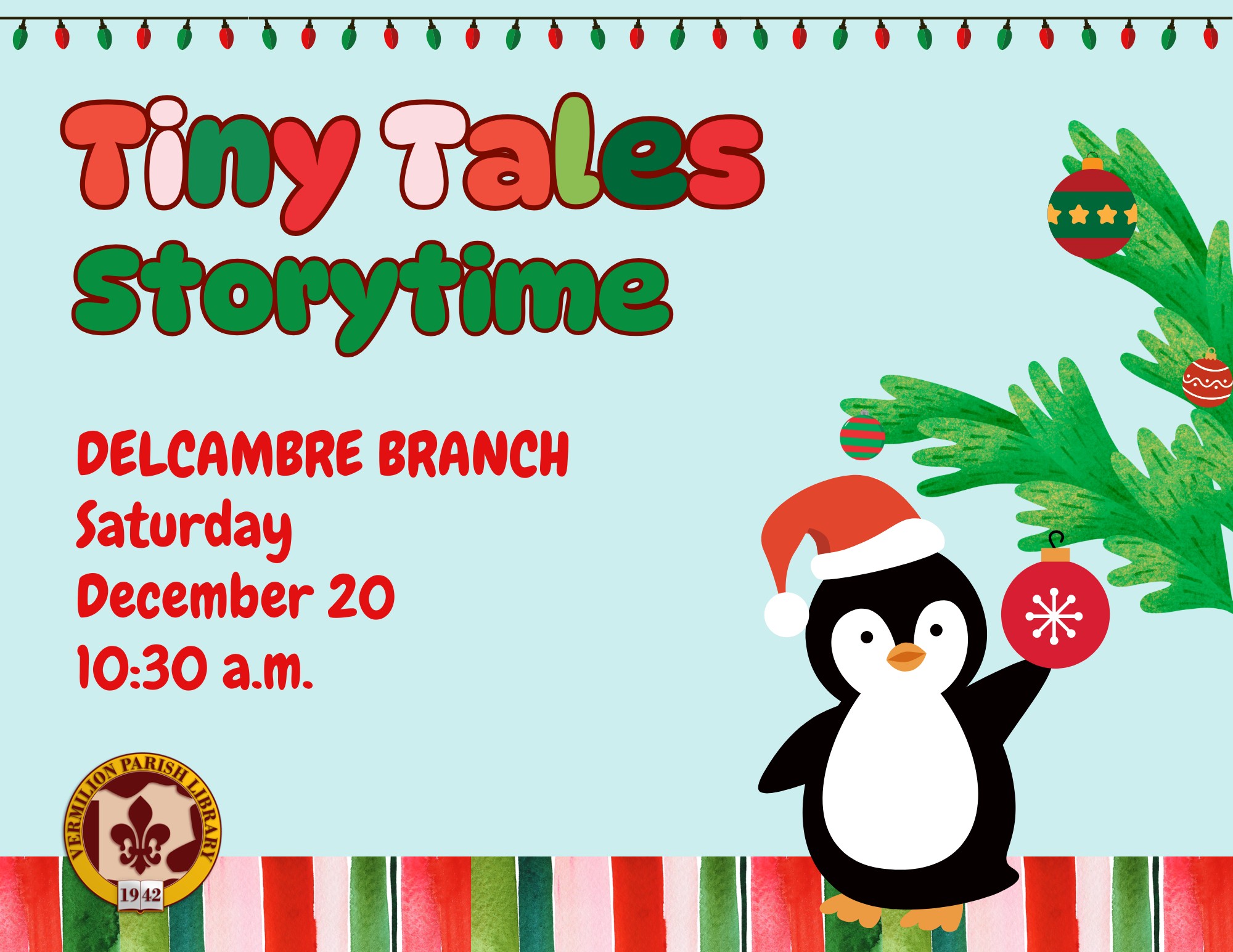 Tiny Tales Storytime–Delcambre