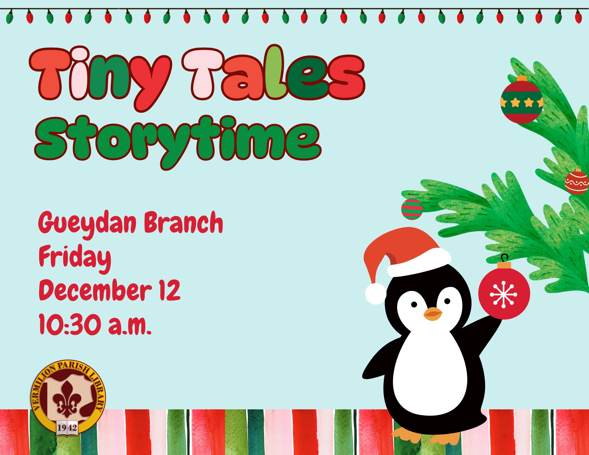 Tiny Tales Storytime–Gueydan