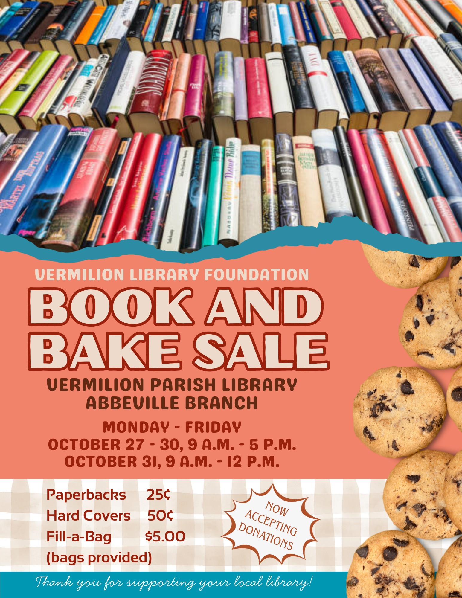 Fall Book & Bake Sale