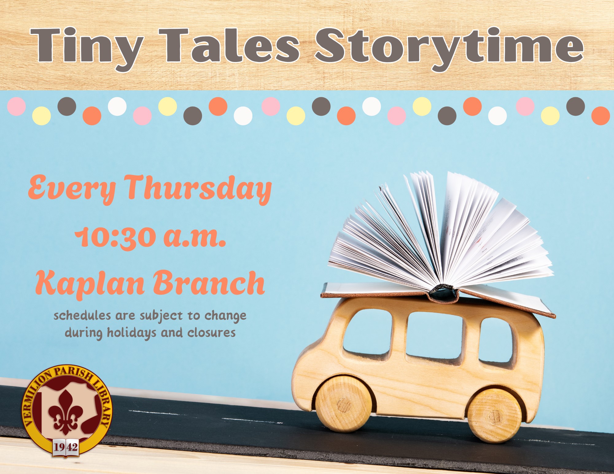 Tiny Tales Storytime–Kaplan