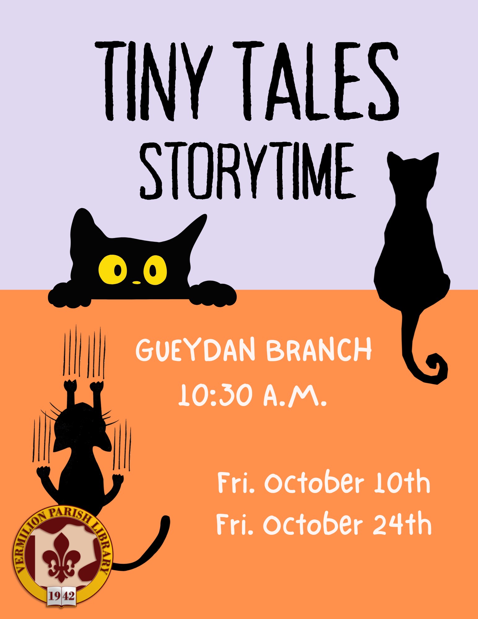 Tiny Tales Storytime–Gueydan