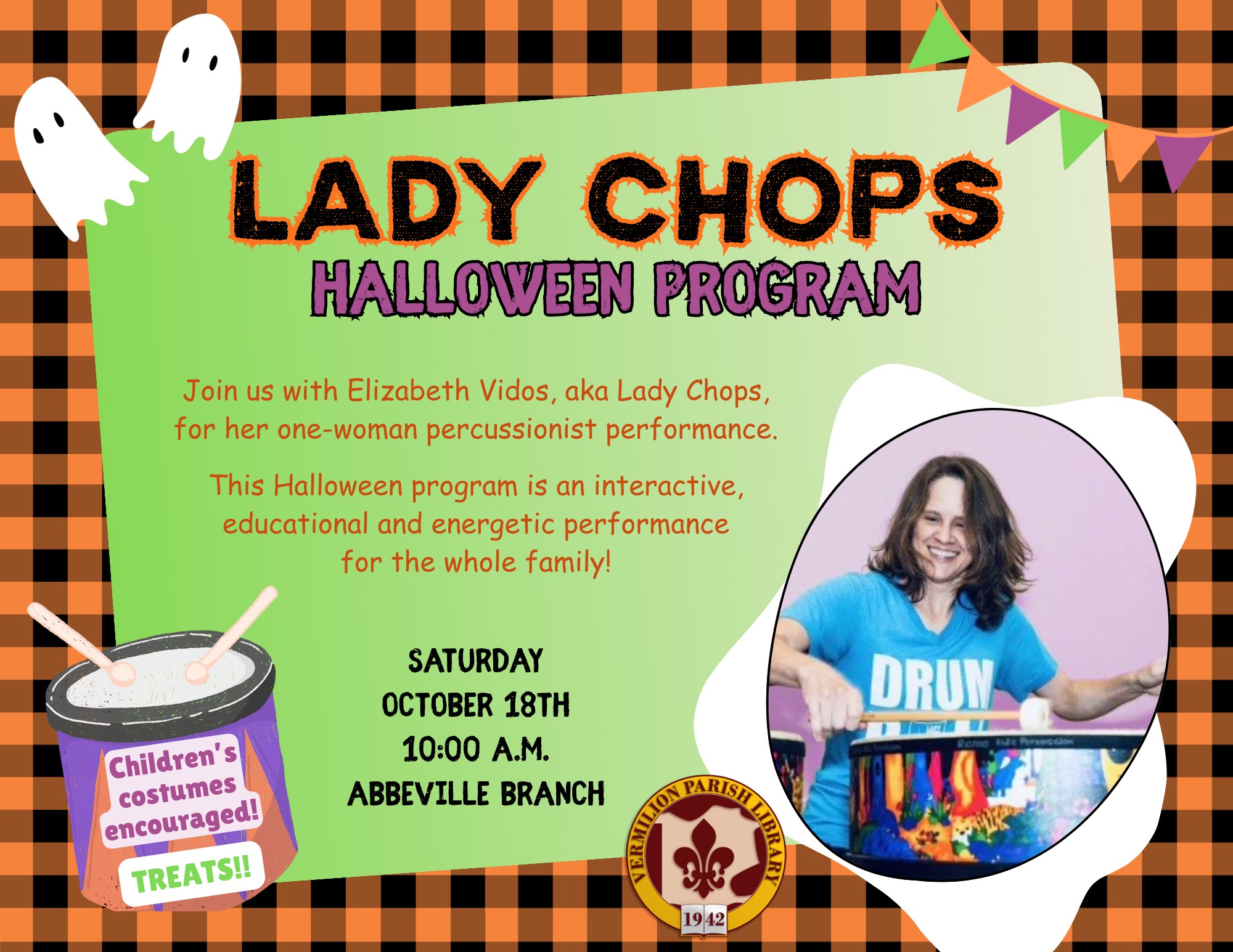 Lady Chops Halloween Program