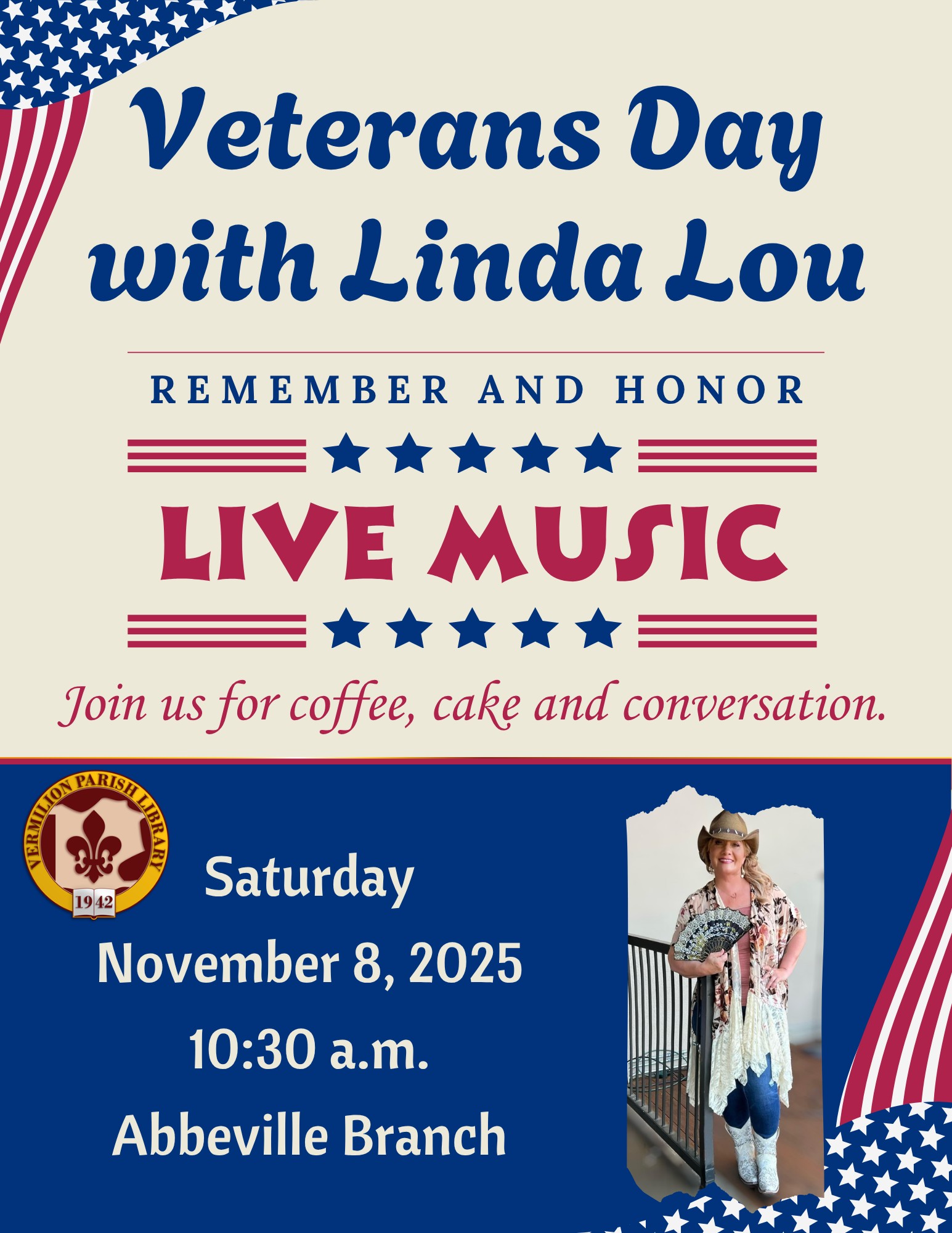 Veterans Day with Linda Lou–Abbeville