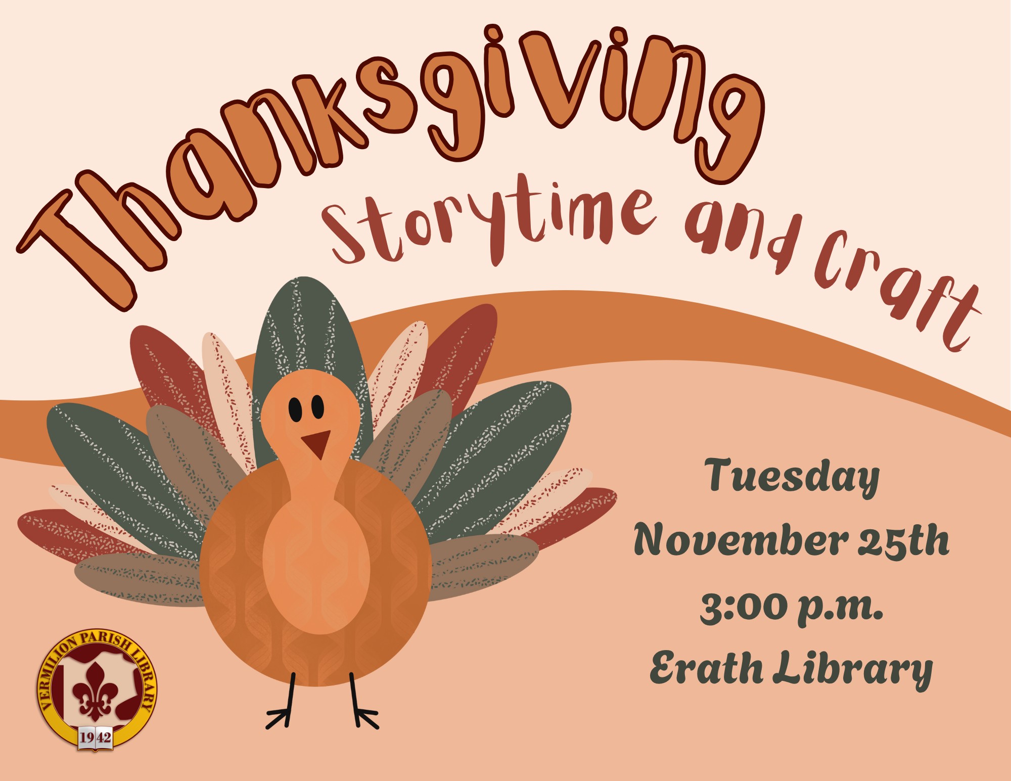 Thanksgiving Storytime & Craft–Erath