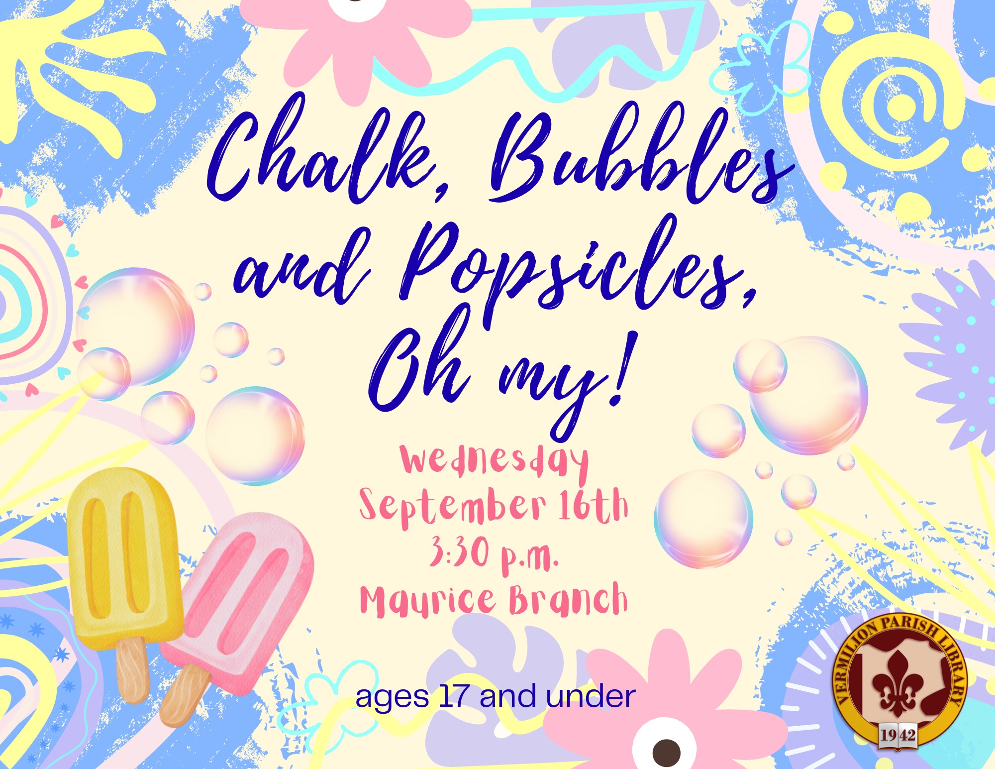 Chalk, Bubbles & Popsicles–Maurice