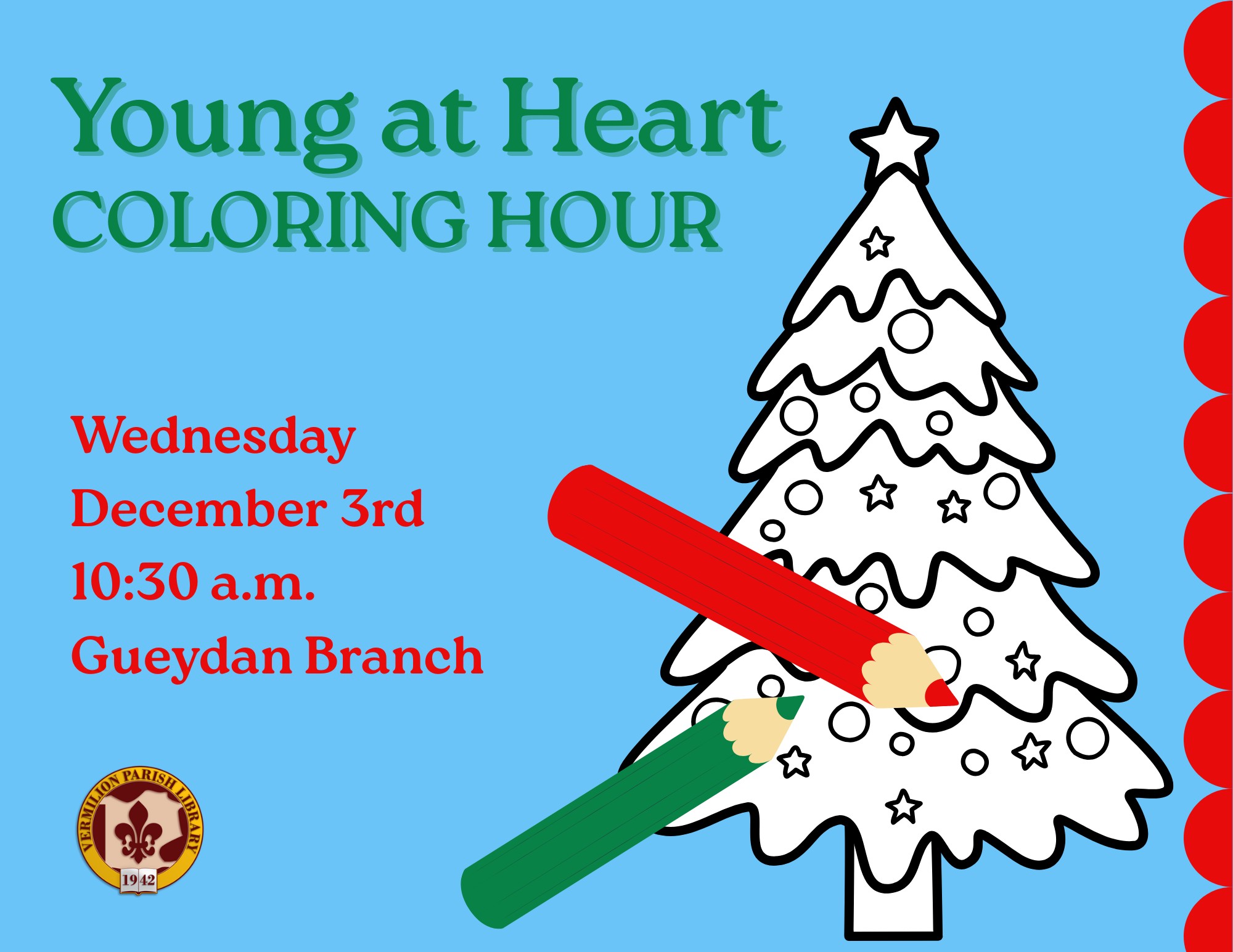 Young at Heart Adult Coloring Hour–Gueydan