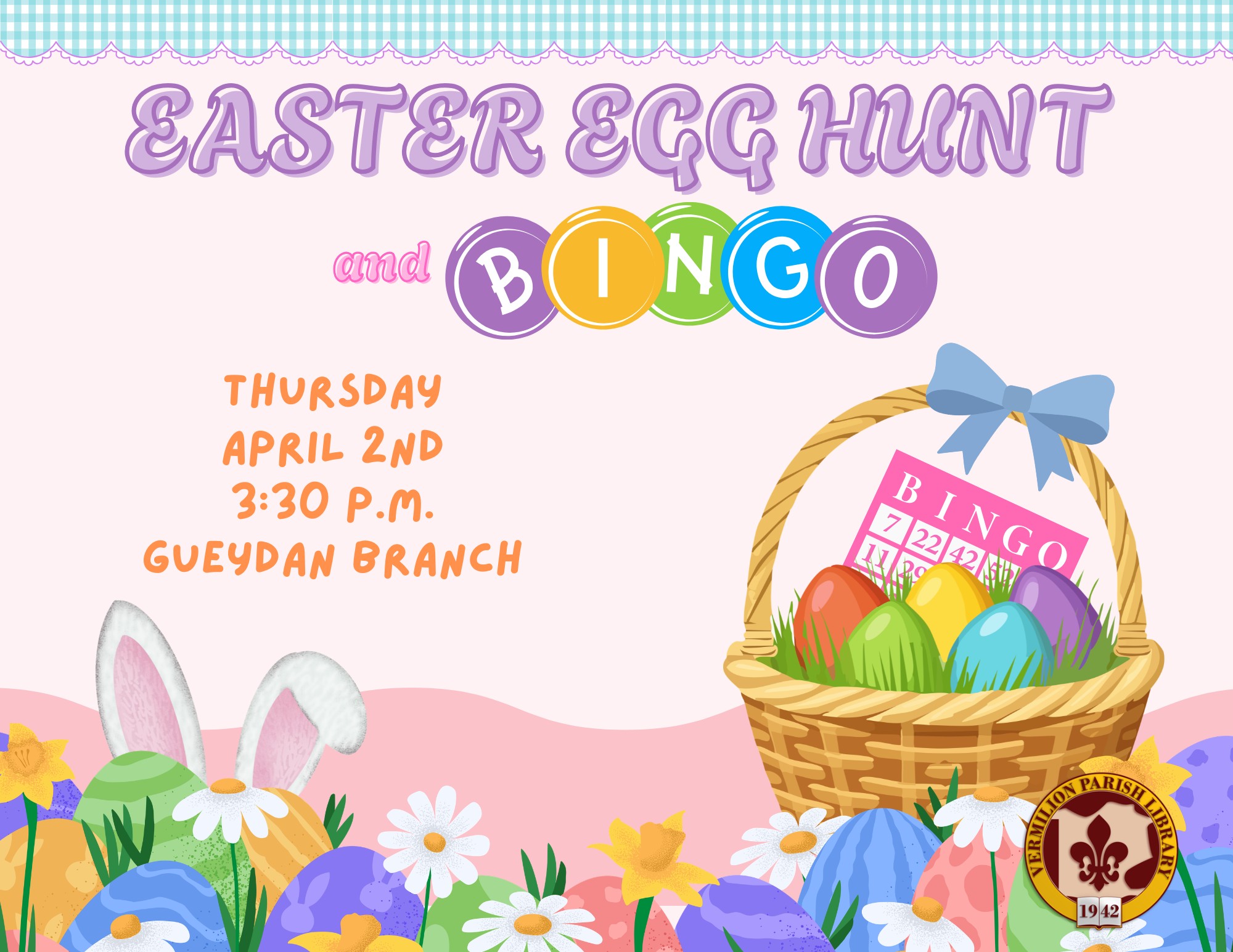 Easter Egg Hunt & Bingo-Gueydan