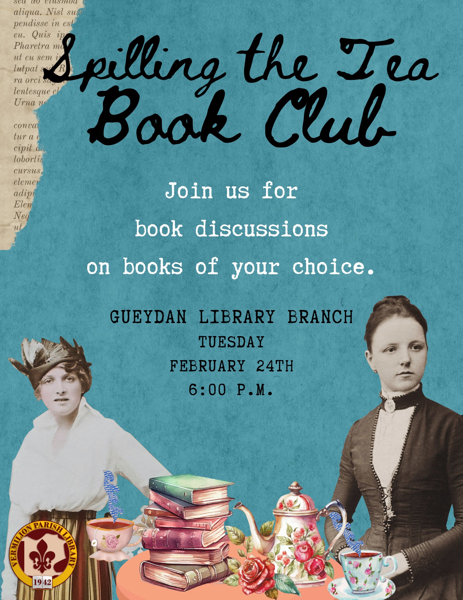 Spilling the Tea Book Club–Gueydan