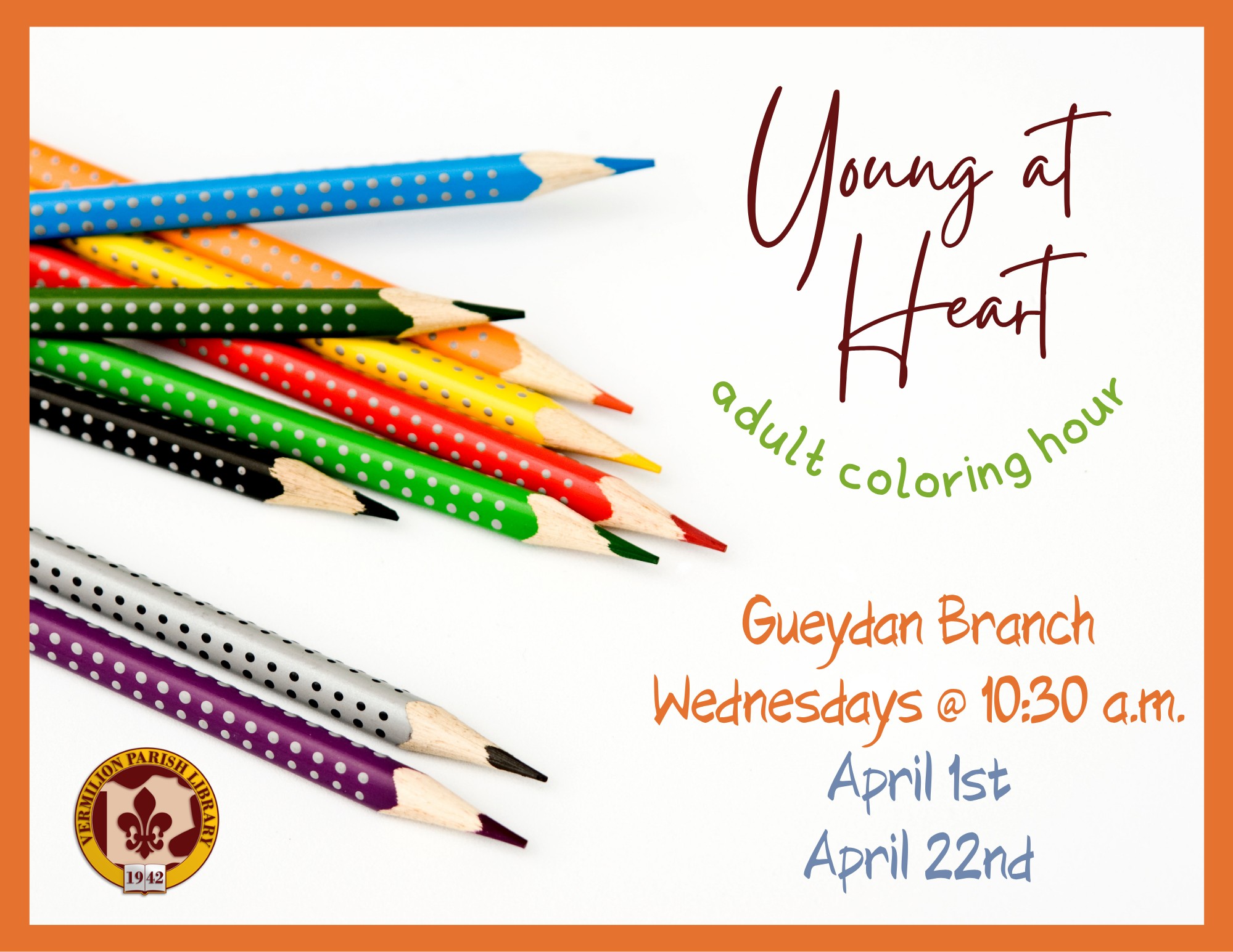 Young at Heart Adult Coloring Hour–Gueydan