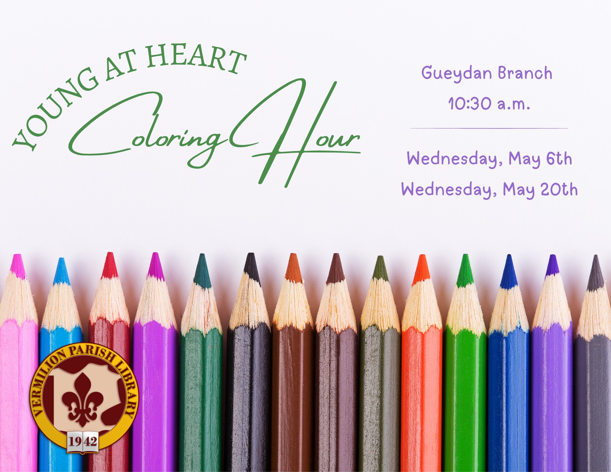 Young at Heart Adult Coloring Hour–Gueydan