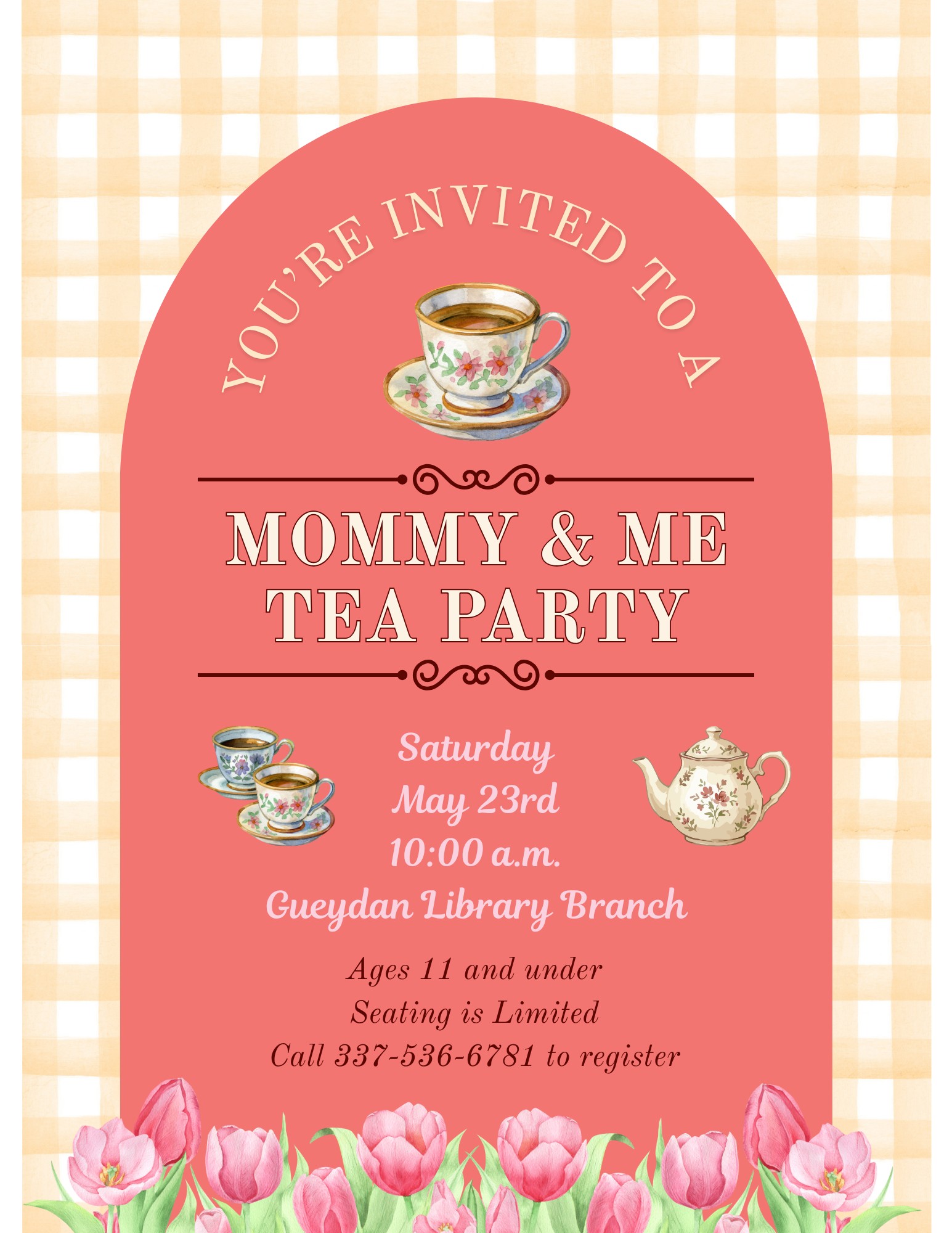 Mommy & Me Tea Party–Gueydan