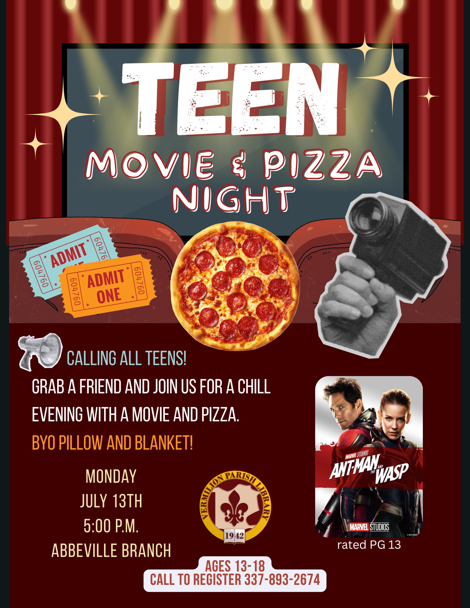 Teen Movie Night–Abbeville