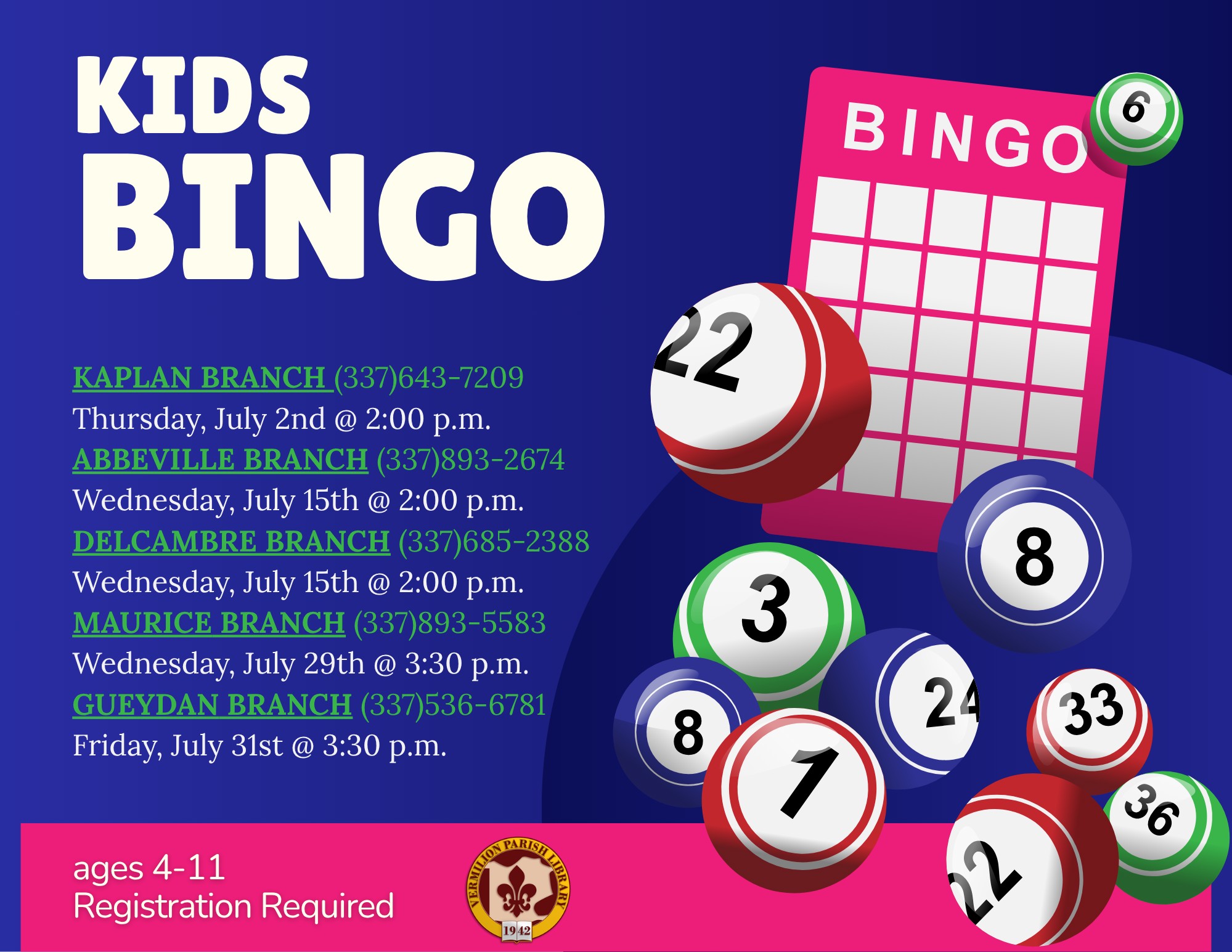 Children’s Bingo