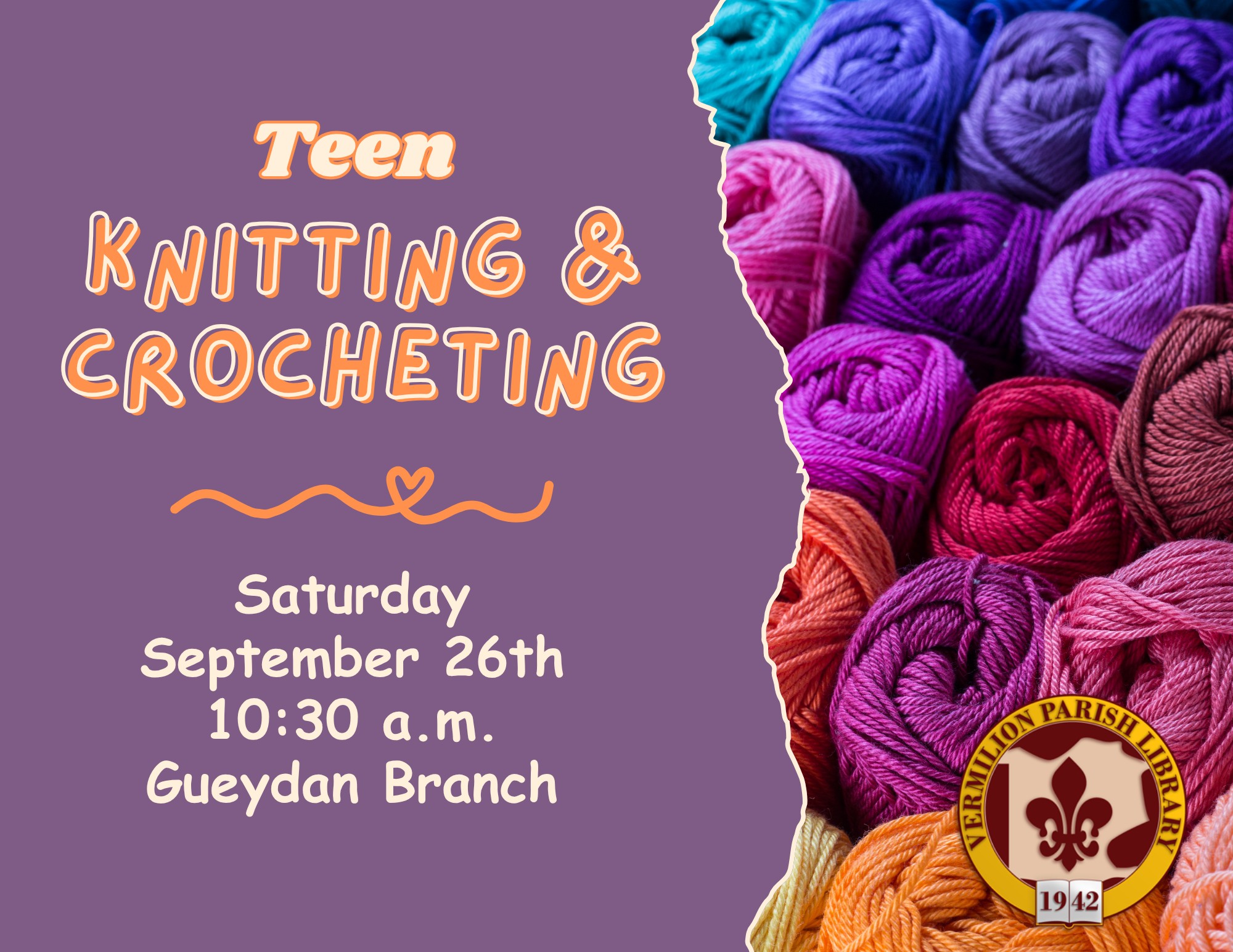 Teen Knitting and Crocheting–Gueydan