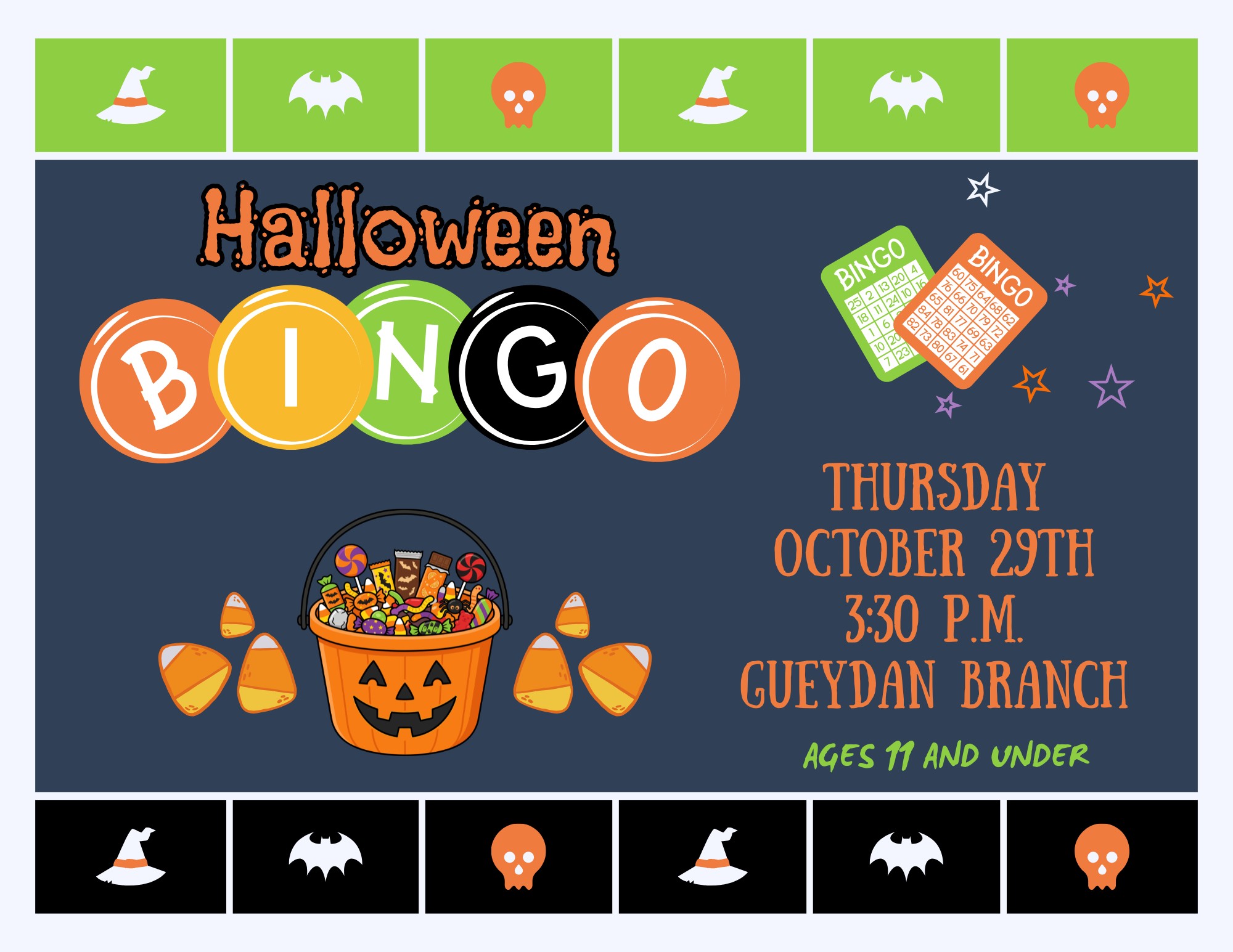 Halloween Bingo–Gueydan