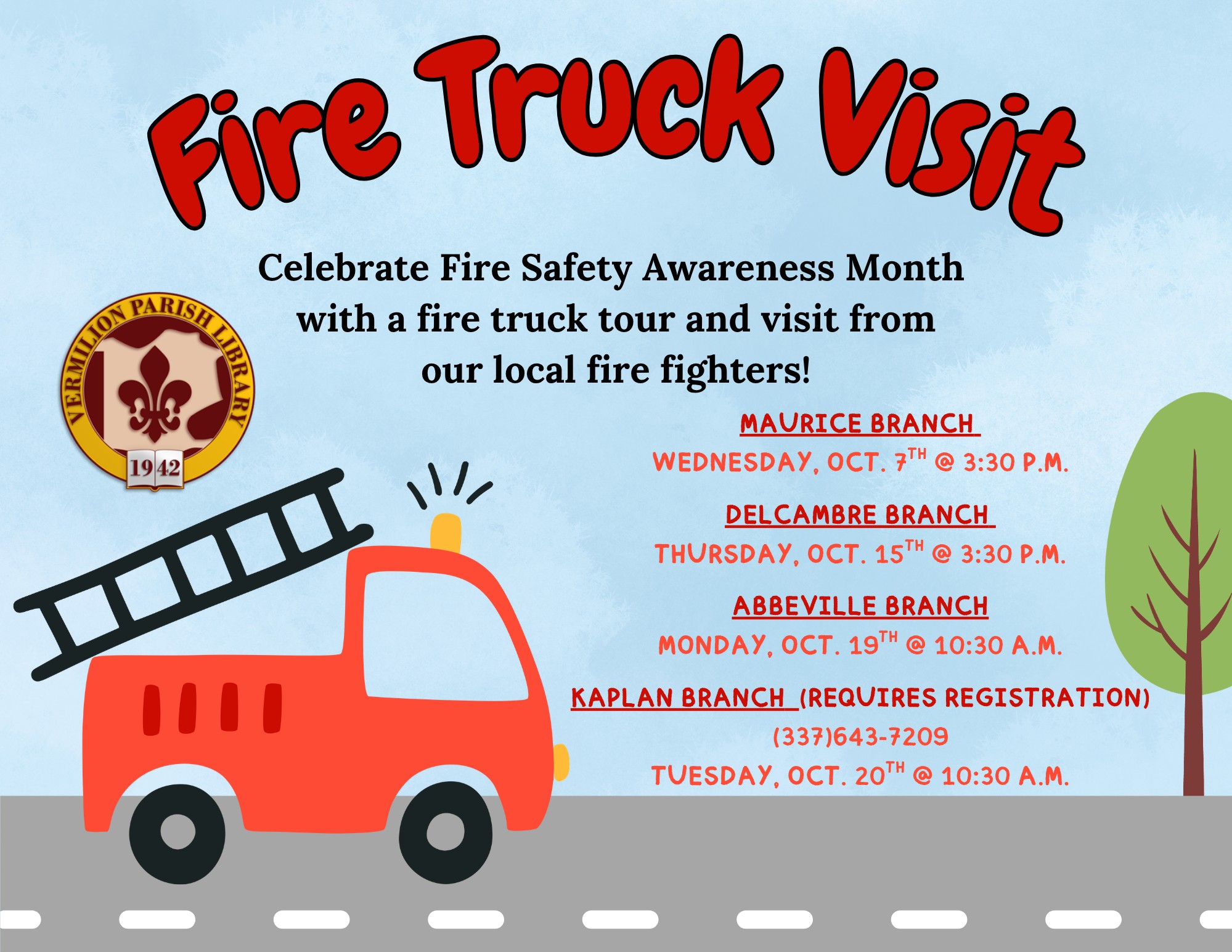 Fire Truck Visit
