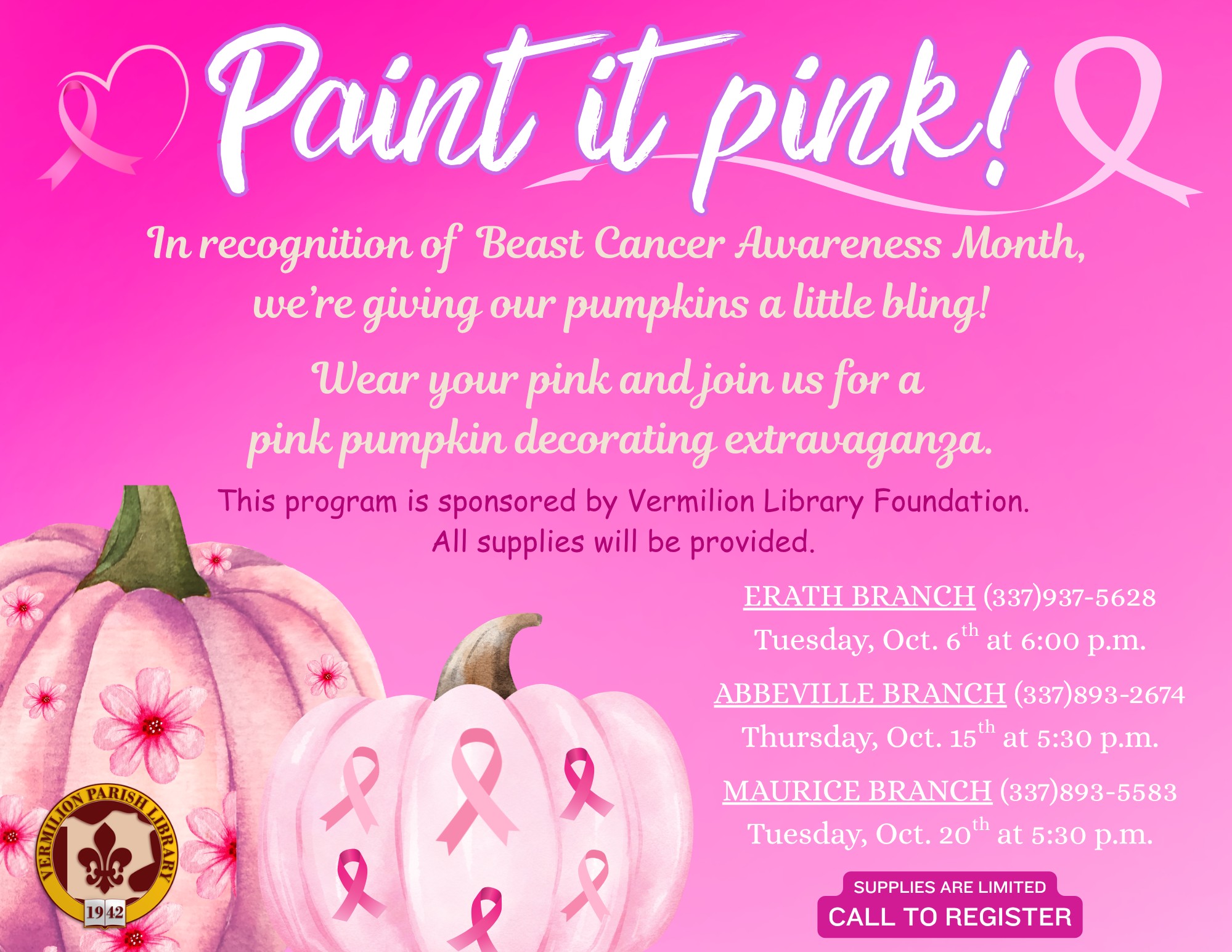 Paint it Pink! Adults